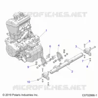 ENGINE, MOUNTING & LONG BLOCK