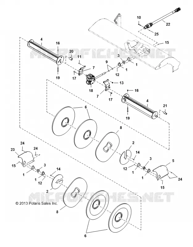 ANGLE BROOM BRUSHES AND HOUSING