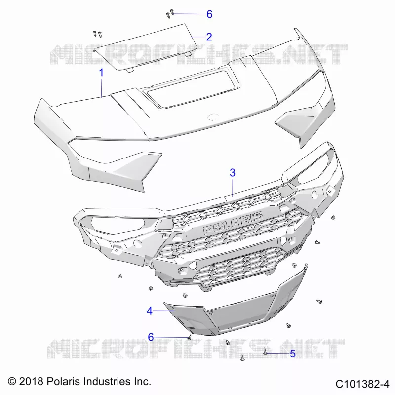 HOOD AND FRONT FASCIA