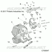 ENGINE, AIR INTAKE MANIFOLD EVAP 50S