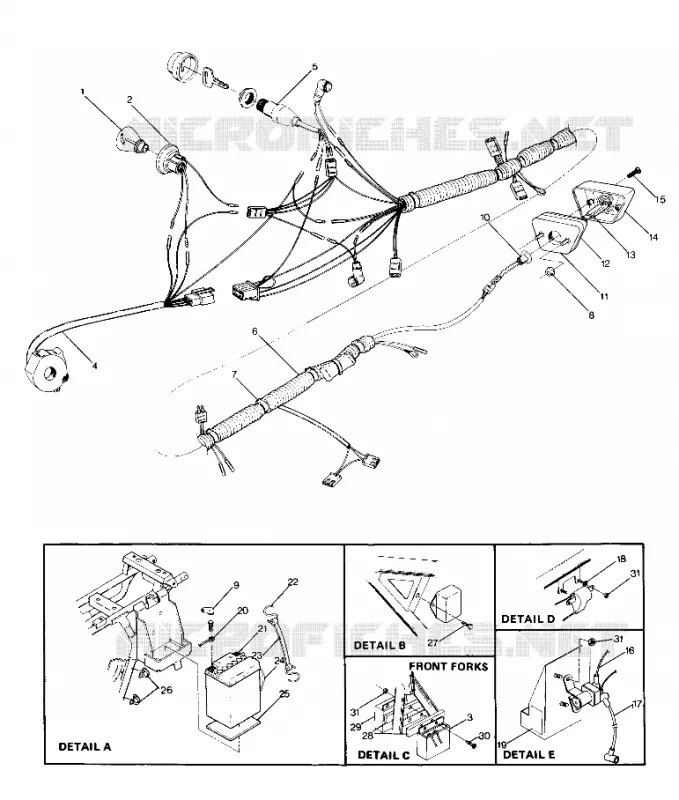 WIRE HARNESS 1988 4 X 4 UPDATE