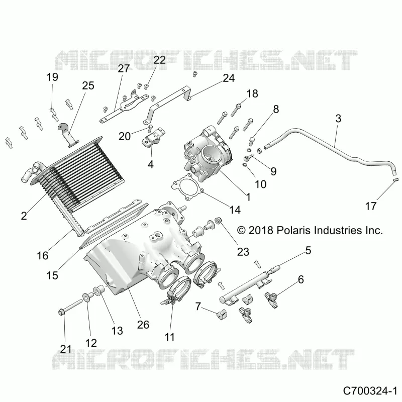 ENGINE, AIR INTAKE MANIFOLD
