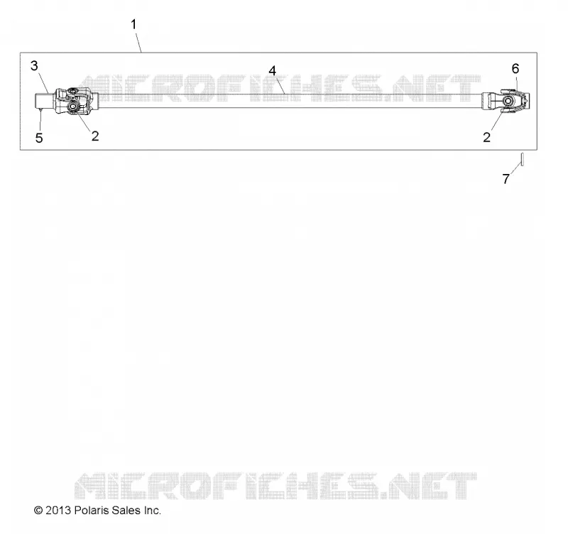 DRIVE TRAIN, FRONT PROP SHAFT
