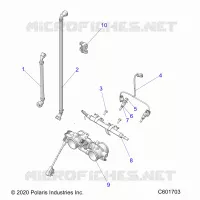 FUEL SYSTEM, RAIL, LINES AND THROTTLE BODY