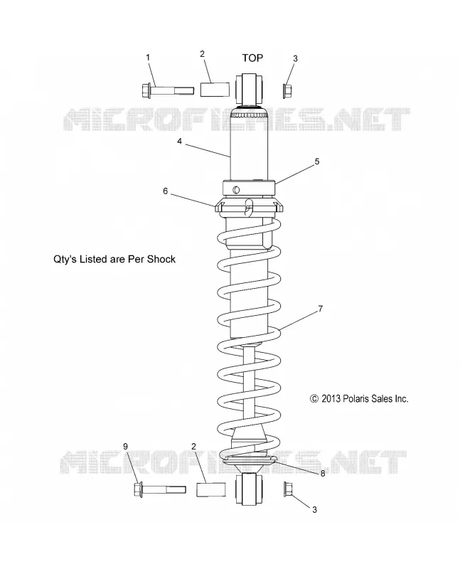 SUSPENSION, IFS SHOCK (7043903)