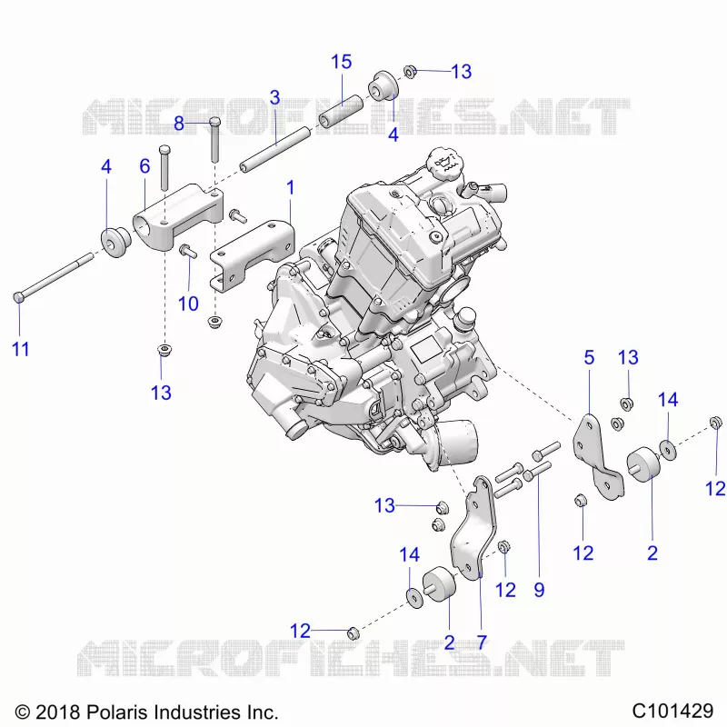 ENGINE, MOUNTING