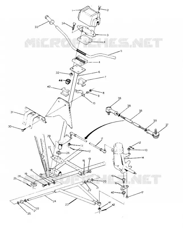 STEERING ASSEMBLY BIG BOSS 4X6 (4919801980011A)