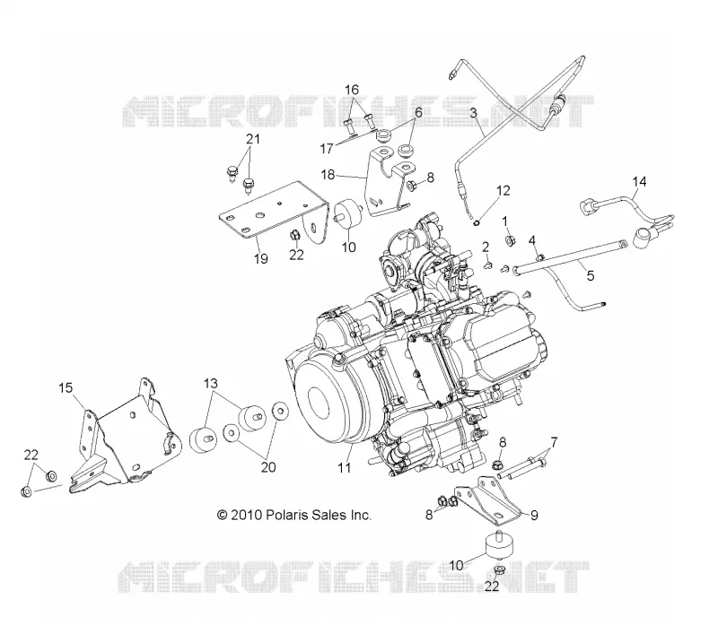 ENGINE, MOUNTING