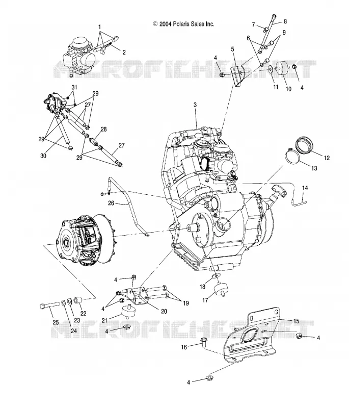 ENGINE MOUNTING