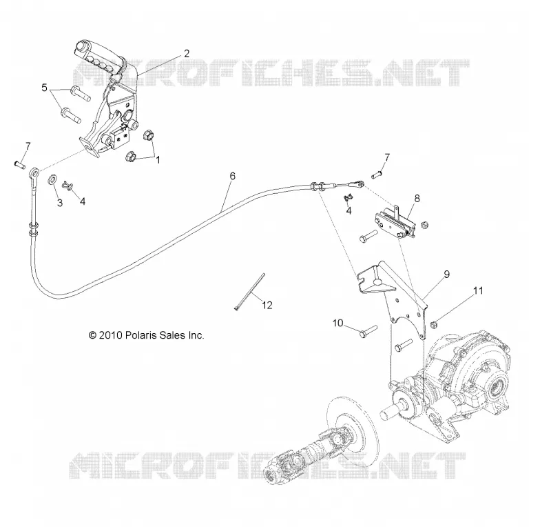 PARKING BRAKE BRAKE ASM.