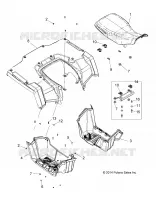 REAR CAB, SEAT AND FOOTWELLS