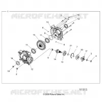 DRIVE TRAIN, REAR GEARCASE, INTERNALS