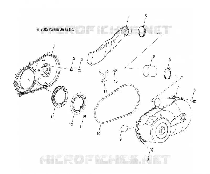 DRIVE TRAIN, CLUTCH COVER