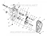 CHAINCASE ASSEMBLY  500 EFI 0952774, EFI SKS 0952574,   EFI SKS PT 0952974, (4929052905B011)