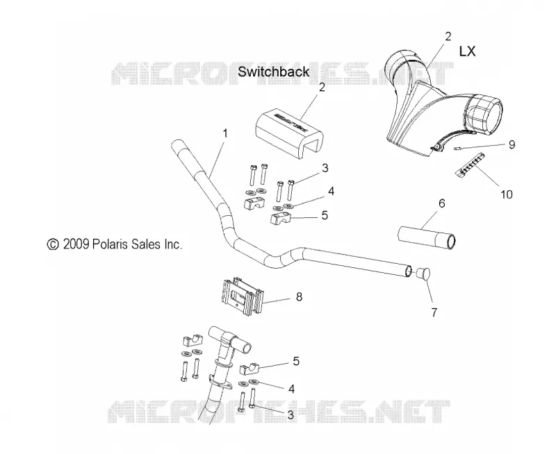 STEERING, HANDLEBAR MOUNTING