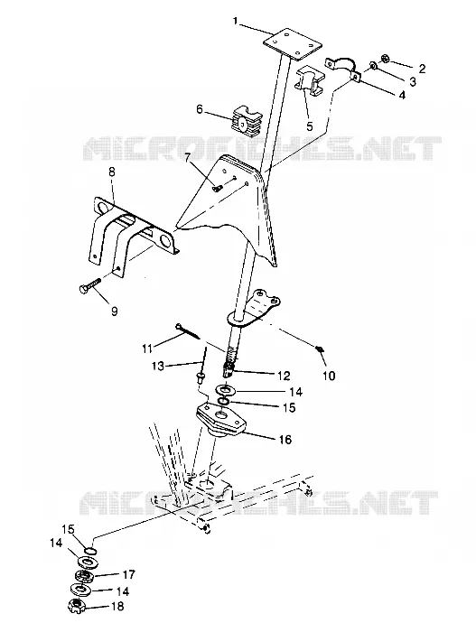 STEERING POST   ASSEMBLY TRAIL BLAZER W947221 (4926832683B004)