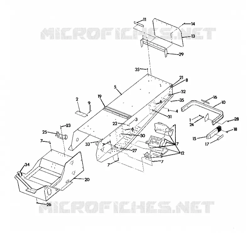 TUNNEL ASSEMBLY 500 XLT (4921662166001A)