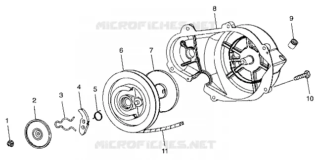 RECOIL STARTER 700 RMK 0980966 AND  EUROPEAN 700 RMK E980966 (4943724372C013)
