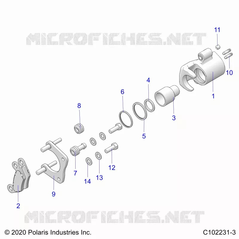BRAKES, REAR CALIPER