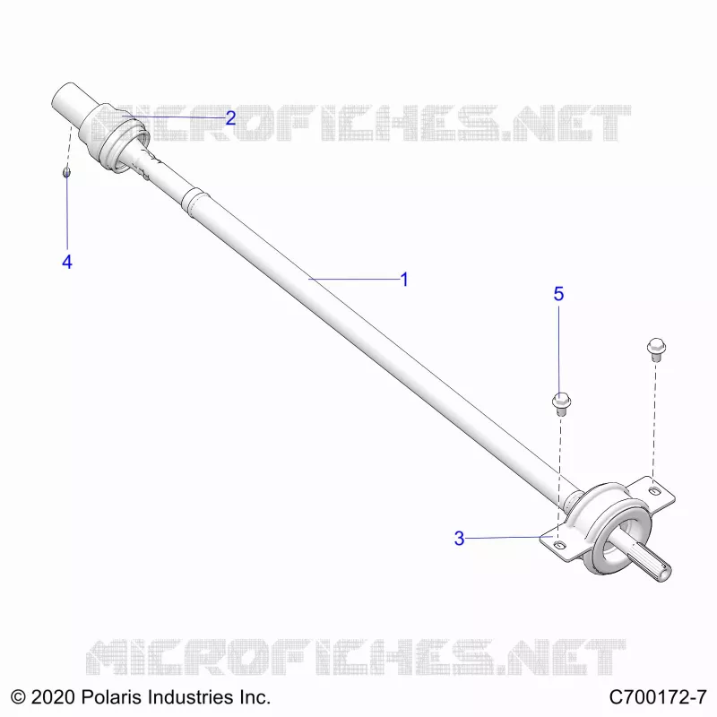 DRIVE TRAIN, REAR PROP SHAFT