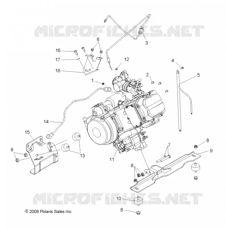 ENGINE, MOUNTING
