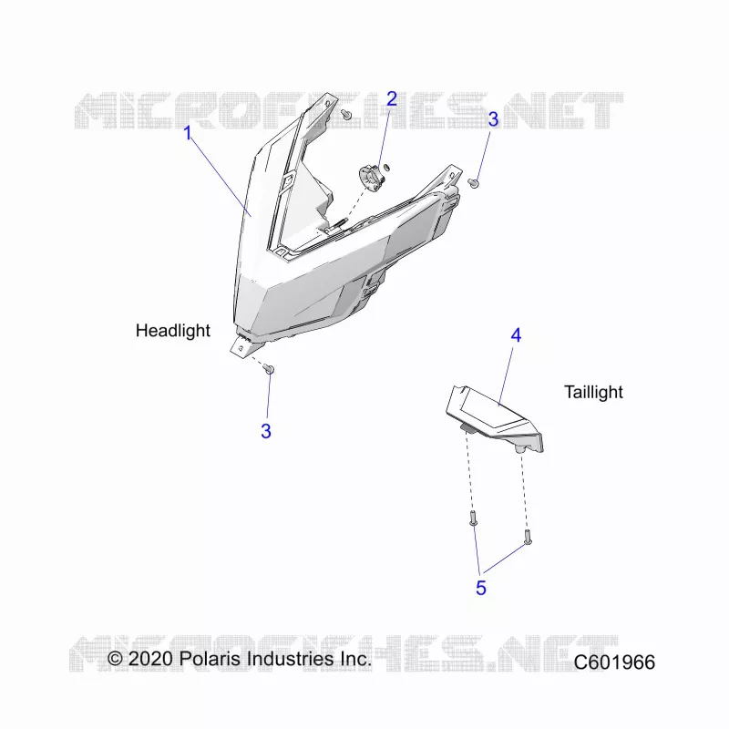 ELECTRICAL, HEADLIGHT AND TAILLIGHT