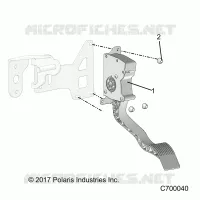 ENGINE, THROTTLE PEDAL