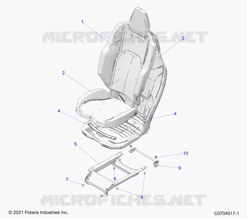 SEAT ASM., PASSENGER