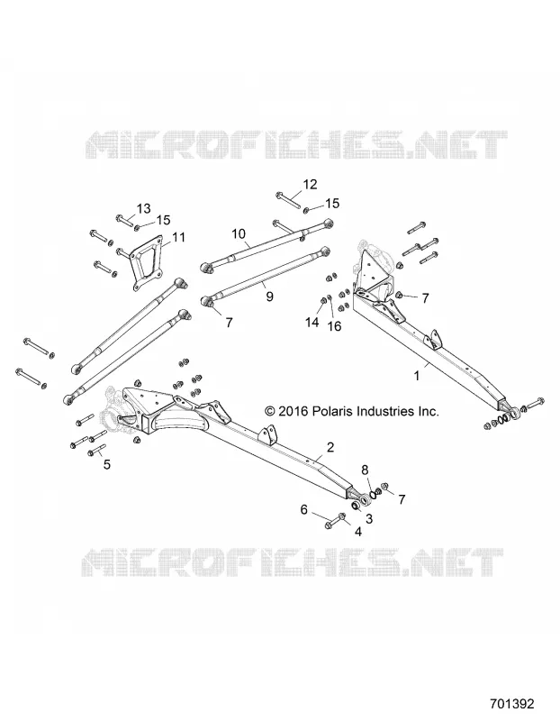 REAR SUSPENSION CONTROL ARMS
