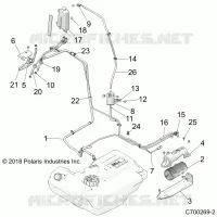BODY, FUEL LINES, EVAP