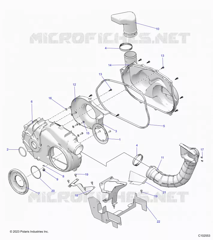 BODY, CLUTCH COVER