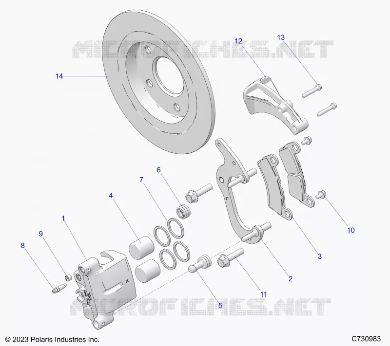 BRAKES, REAR CALIPER