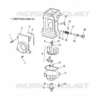 ENGINE, CARBURETOR, LOWER