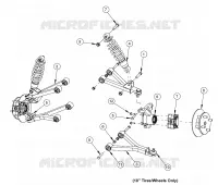 FRONT SUSPENSION W/WHEEL ENDS