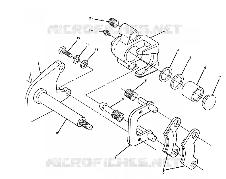 FRONT BRAKE 250 2X4