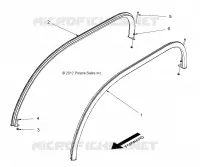 ROOF RAILS, 4 PASSENGER