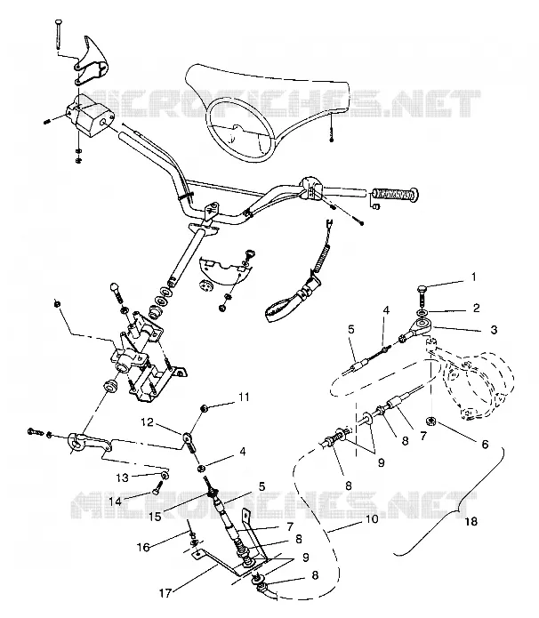 STEERING ASSEMBLY SLT 750 B944170 (4925942594010A)