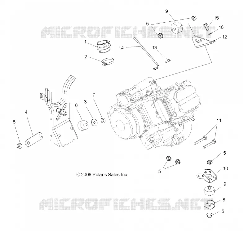 ENGINE, MOUNTING