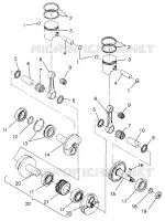 PISTON   CRANKSHAFT WIDETRAK LX 0962064 AND EUROPEAN WIDETRAK LX E962064 (4931643164C011)
