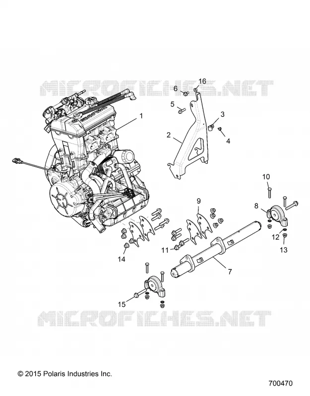 ENGINE, MOUNTING