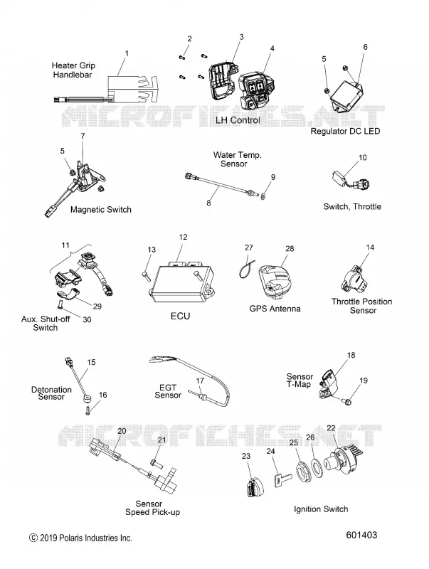 ELECTRICAL, SWITCHES, SENSORS AND COMPONENTS