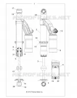 REAR SUSPENSION SHOCK, INTERNALS
