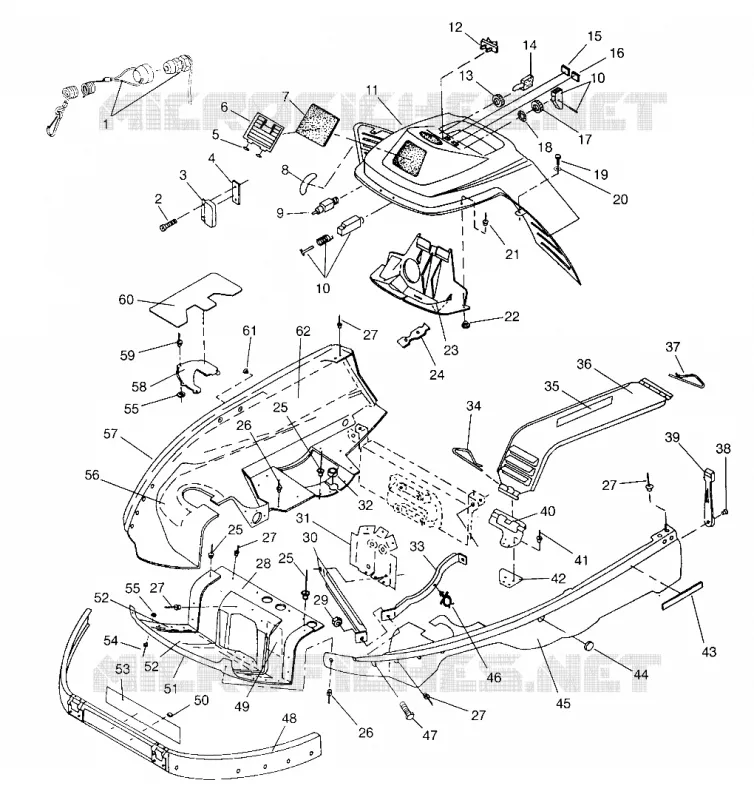 NOSEPAN   CONSOLE LITE 0963433, EURO LITE E963433 AND LITE DELUXE 0963431 (4931663166A007)