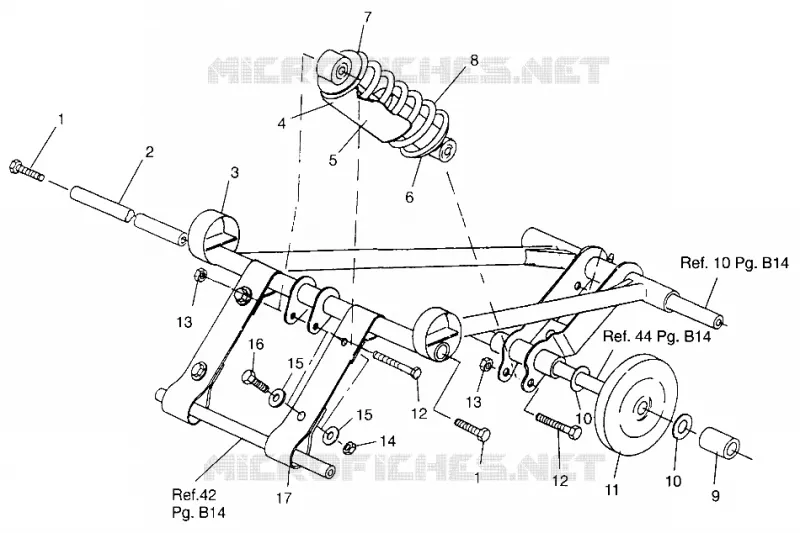 FRONT TORQUE ARM SPORT TOURING 0960243 AND EUROPEAN SPORT TOURING E960243 (4932223222C001)