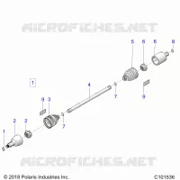 DRIVE TRAIN, DRIVE SHAFT, FRONT