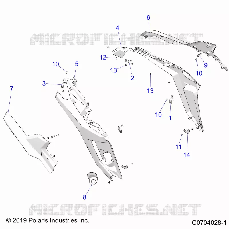 REAR BODYWORK FENDERS