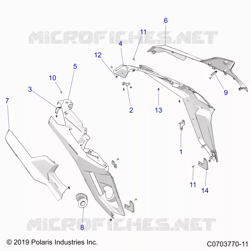 REAR BODYWORK FENDERS