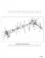 DRIVE TRAIN, FRONT GEARCASE (TO 3/5/2019)
