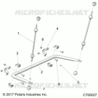 SUSPENSION, REAR STABILIZER BAR