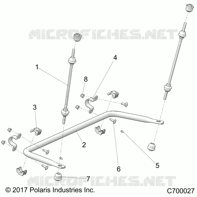 SUSPENSION, REAR STABILIZER BAR